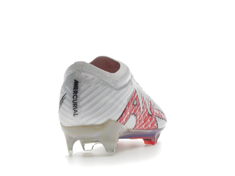 Nike Zoom Mercurial Vapor 15 Elite FG White Bright Crimson
