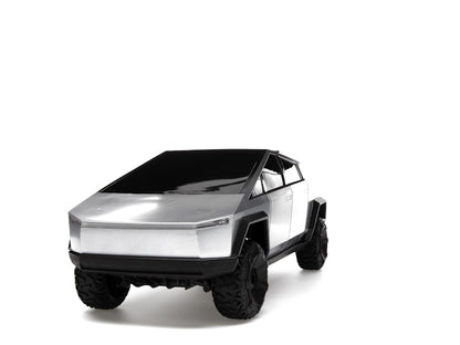Hot Wheels x Tesla Cybertruck 1:10 Scale RC Car (2021 Version w/ Cyberquad)