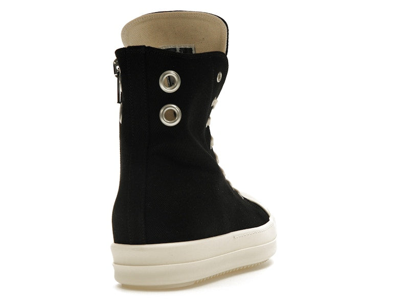 Rick Owens DRKSHDW High Top Black Milk