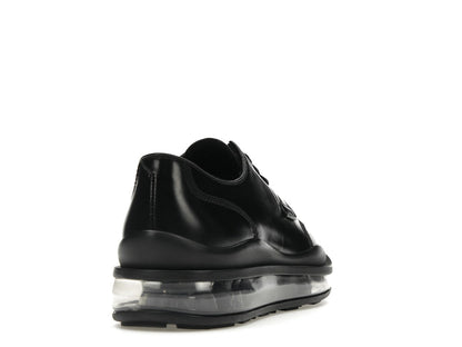 Prada Lace-Up Derby Black Brushed Leather