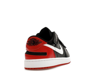 Jordan 1 Low FlyEase Black White Gym Red