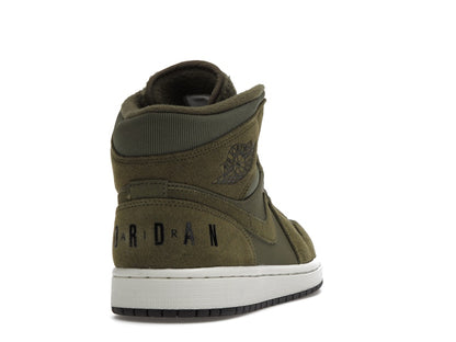 Jordan 1 Mid Olive Canvas (2018)