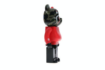 Bearbrick A Bathing Ape 1st Camo Shark 400% Red