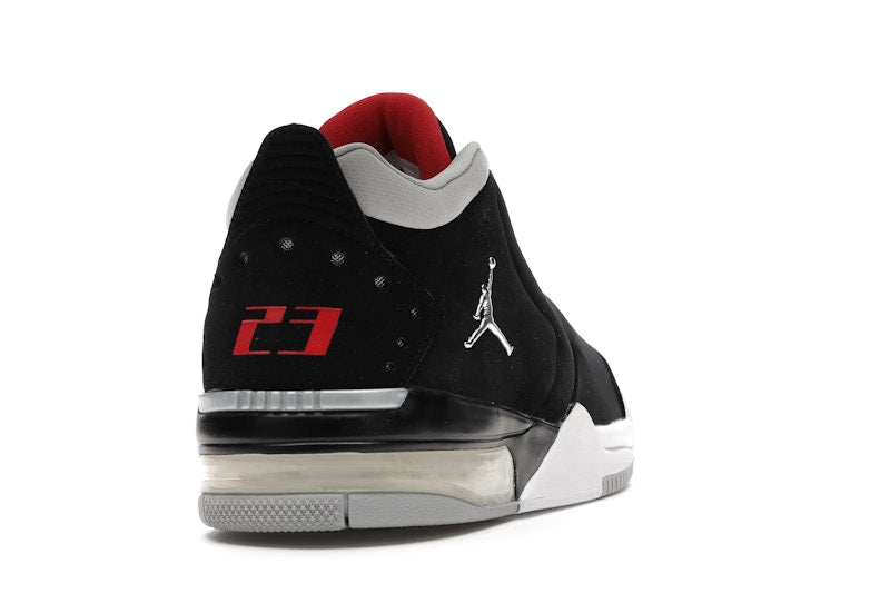 Jordan Big Fund Black Metallic Silver University Red