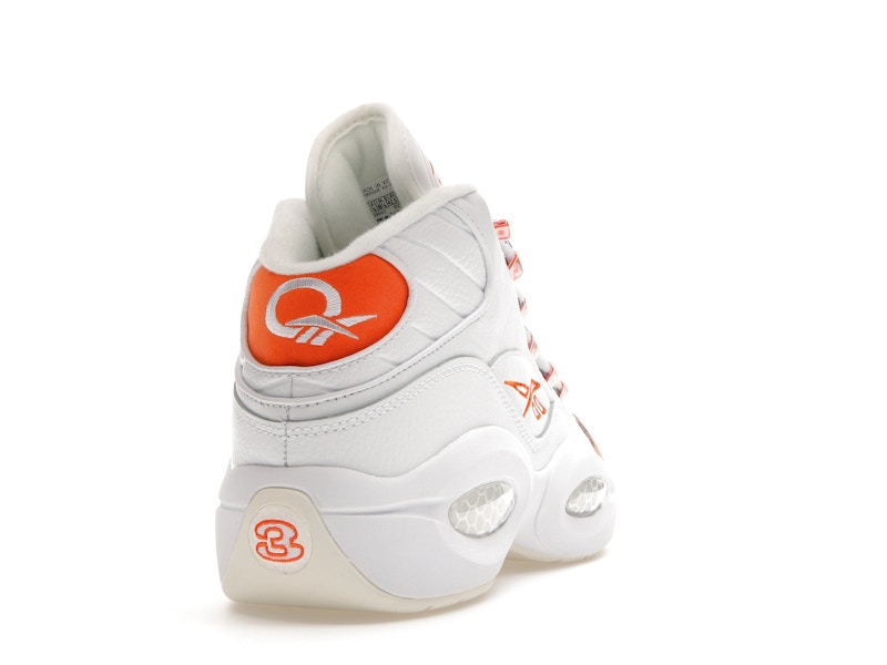 Reebok Question Mid Orange Toe