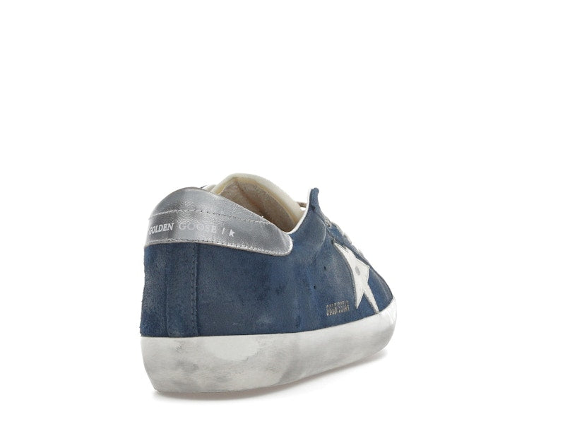 Golden Goose Super-Star Aviator Blue Cream Silver