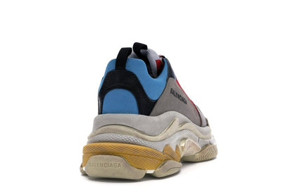 Balenciaga Triple S Grey Red Blue (2018 Reissue)