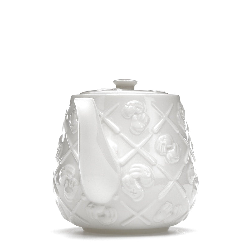 KAWS Ceramic Teapot White