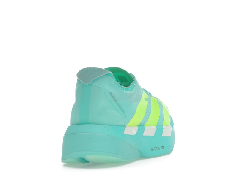 adidas Adizero Adios Pro 4 Flash Aqua Lucid Lemon