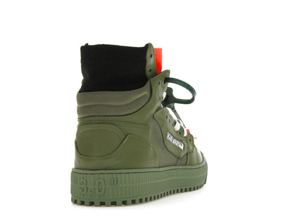 OFF-WHITE Off Court 3.0 Military Green Fuschia