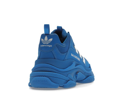 Balenciaga x adidas Triple S Blue White