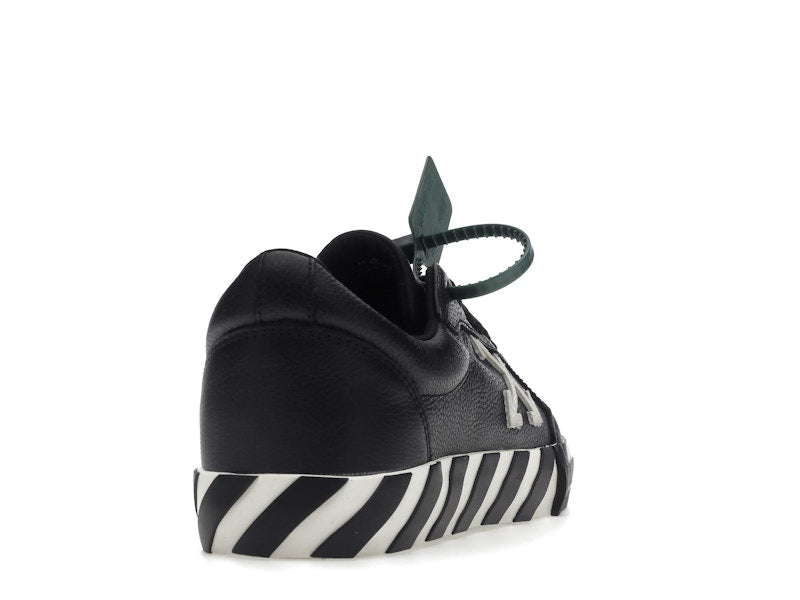 OFF-WHITE Vulc Low Leather Black White SS22