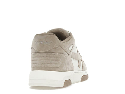 OFF-WHITE Out Of Office OOO Low Tops Beige Natural Suede