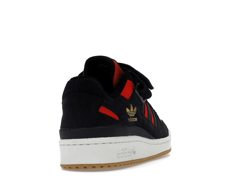 adidas Forum Low Core Black Core Black Vivid Red