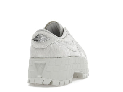 Jordan 1 Low Brooklyn Light Bone Metallic Silver (Women's)