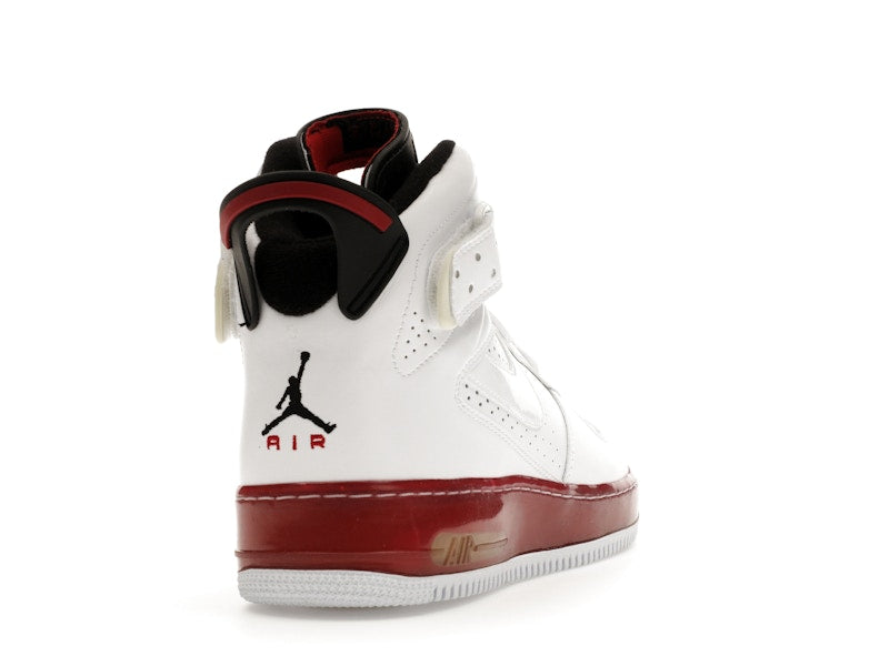 Jordan Fusion 6 Varsity White Red