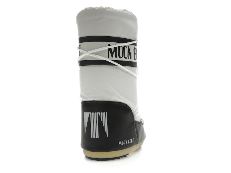 Moon Boot Icon Nylon Boot Black White