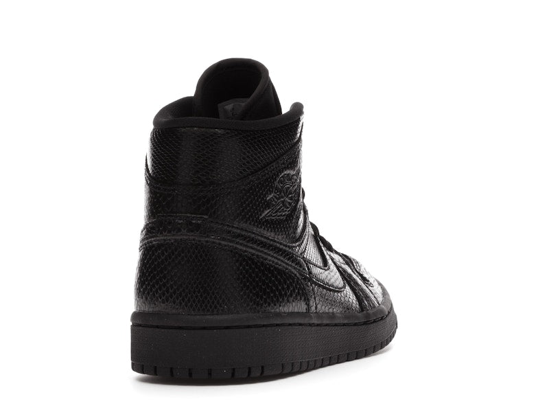 Jordan 1 Mid Black Snakeskin (Women's)