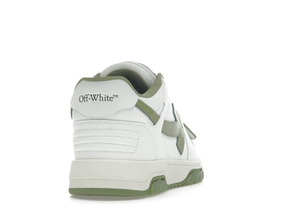 OFF-WHITE Out Of Office OOO Low Tops White Sage