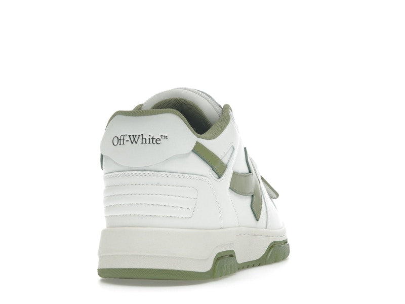 OFF-WHITE Out Of Office OOO Low Tops White Sage