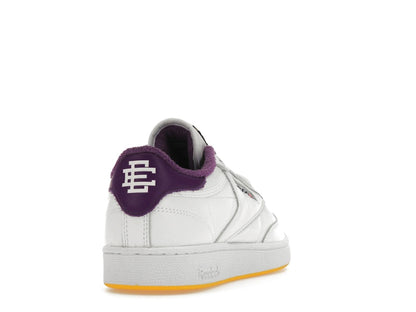 Reebok Club C 85 Eric Emanuel White Purple Yellow
