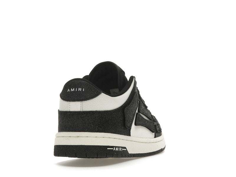 AMIRI Skel Top Low Shimmer Black White