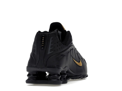 Nike Shox R4 Black Metallic Gold (GS)