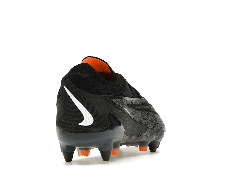 Nike Gripknit Phantom GX Elite SG-Pro Anti-Clog Traction Black Dark Smoke Grey Total Orange
