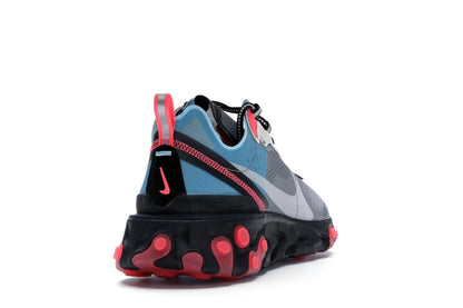 Nike React Element 87 Blue Chill Solar Red