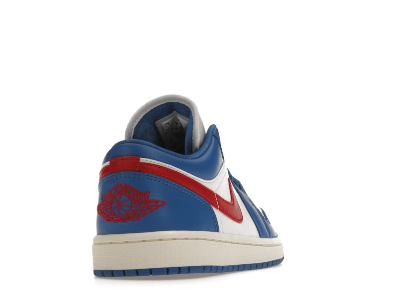 Jordan 1 Low Sport Blue Gym Red (Women's)