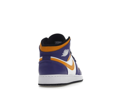 Jordan 1 Mid Lakers (2022) (GS)