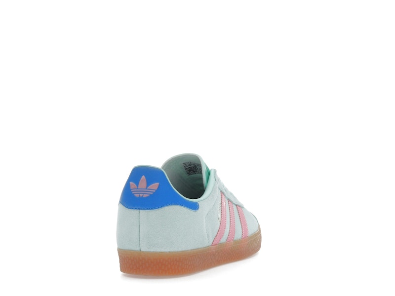 adidas Gazelle Clear Mint Bliss Pink Bright Blue (GS)
