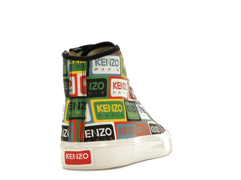 Kenzo School High Top Trainers Multi