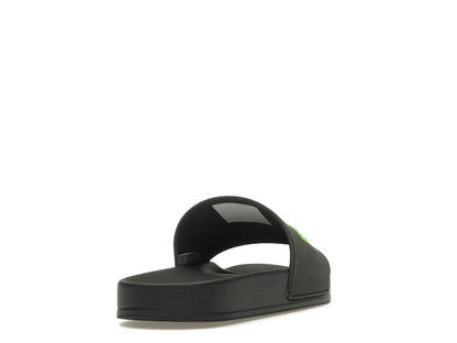 Balenciaga Pool Slide Black Fluo Green (Women's)