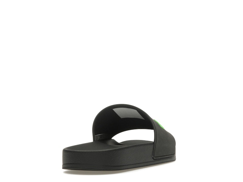 Balenciaga Pool Slide Black Fluo Green (Women's)