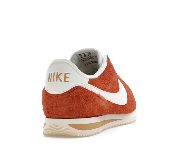 Nike Cortez SE Suede Dark Russet Flax Muslin Sail