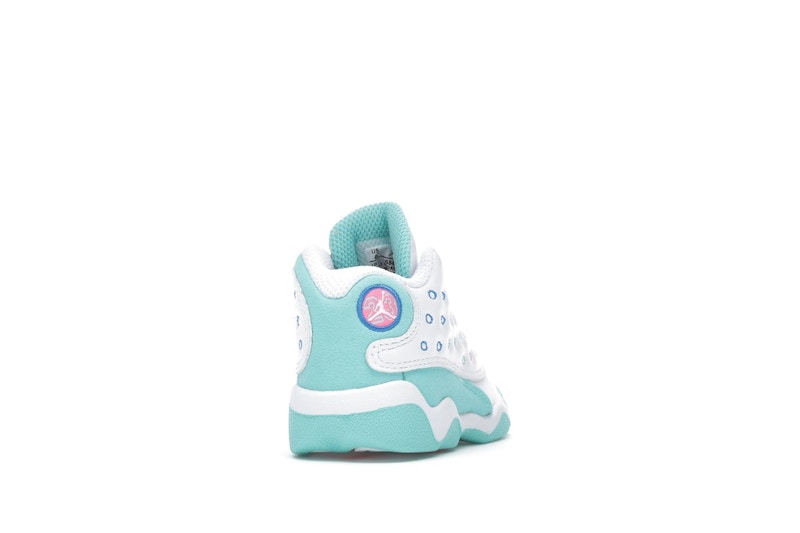Jordan 13 Retro White Soar Green Pink (TD)