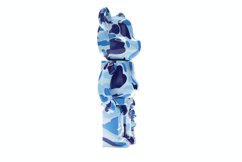 Bearbrick A Bathing Ape ABC Camo 100% & 400% Set Blue