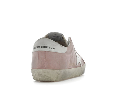 Golden Goose Super Star Pink Suede White