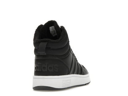 adidas Hoops 3.0 Mid Classic Fur Lining Winterized Core Black Cloud White
