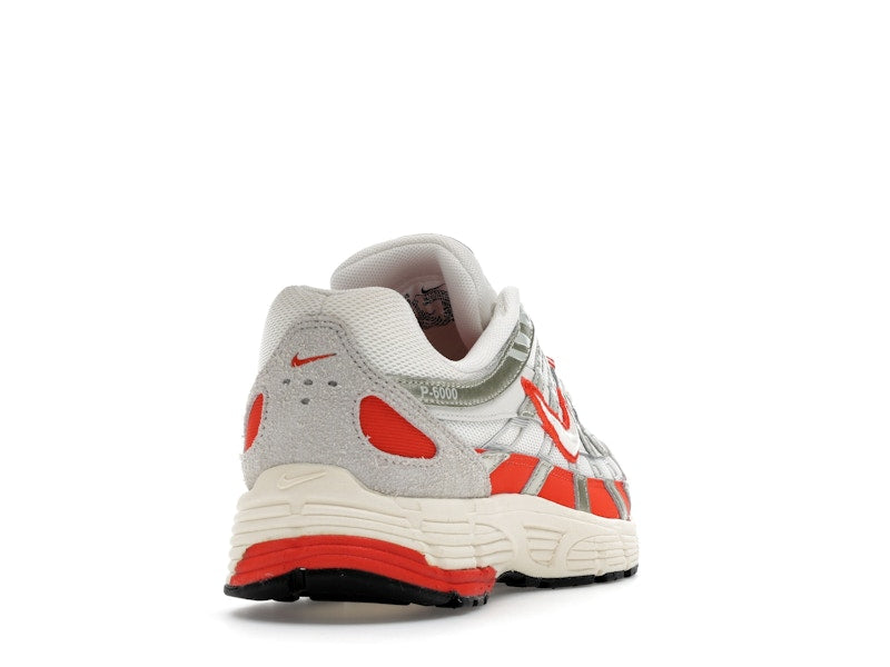 Nike P-6000 Sail Pale Ivory Light Bone Picante Red (Women's)