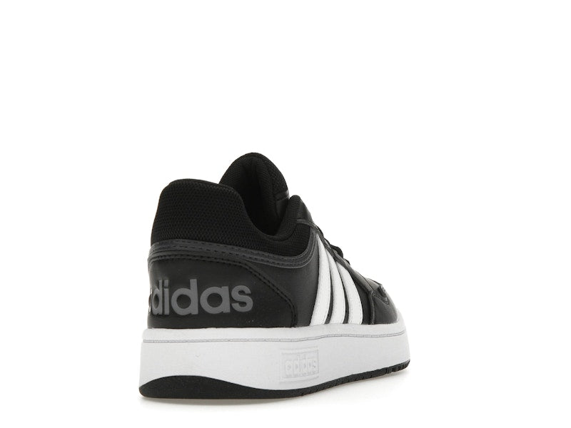 adidas Hoops 3.0 Low Black White Stripes