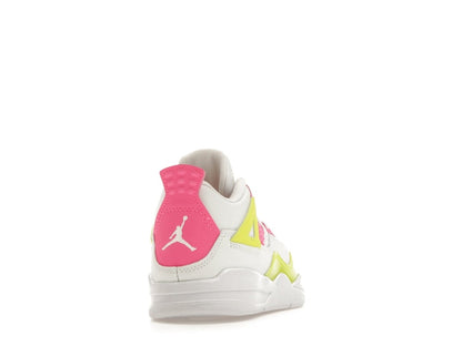Jordan 4 Retro White Lemon Pink (PS)