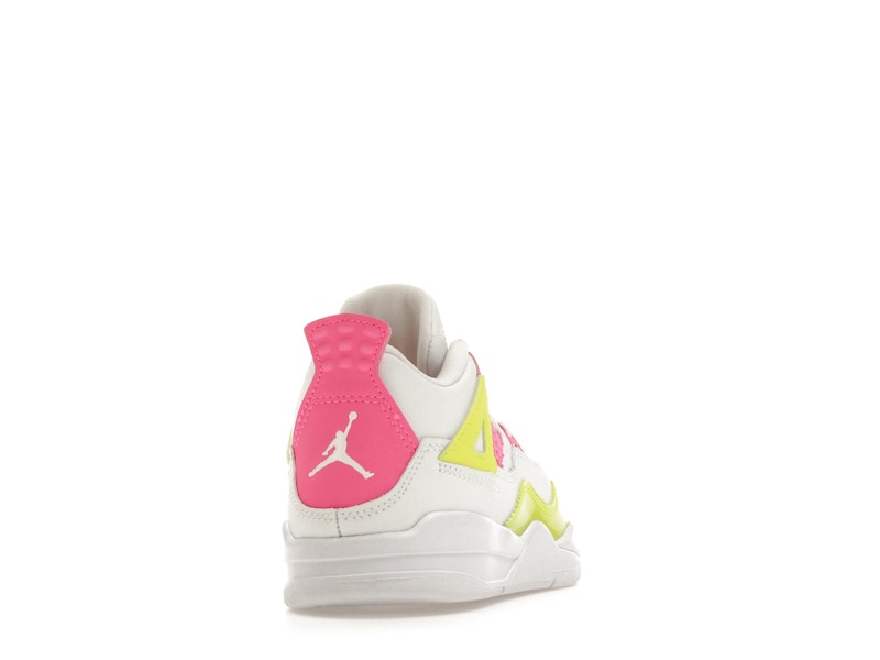 Jordan 4 Retro White Lemon Pink (PS)
