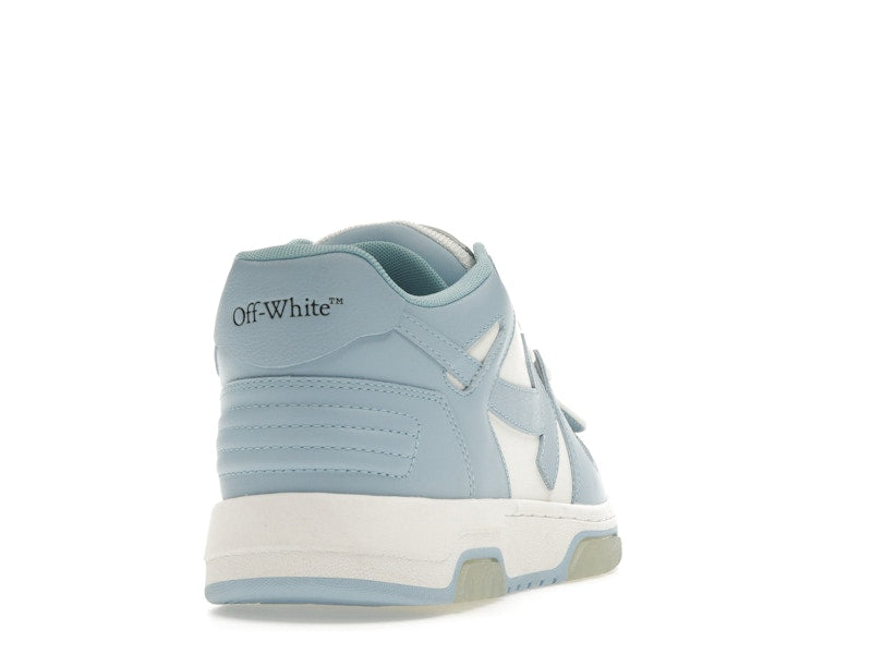 OFF-WHITE OOO Low Out Of Office Calf Leather White Light Blue