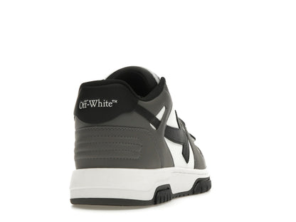OFF-WHITE Out Of Office OOO Low Tops Dark Gray Black