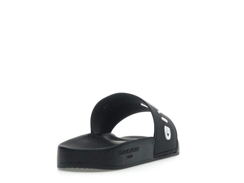 Givenchy Paris Slide Sandals Black