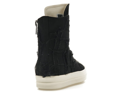 Rick Owens DRKSHDW Slashed Sneaks Black Milk