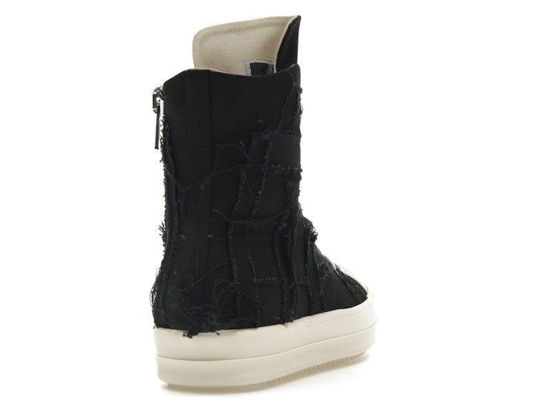 Rick Owens DRKSHDW Slashed Sneaks Black Milk