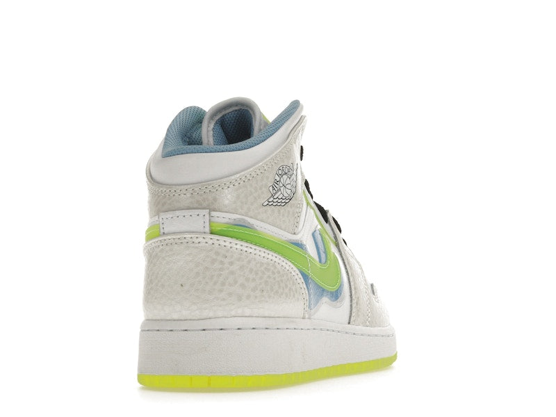 Jordan 1 Mid SE Warped Swoosh (GS)